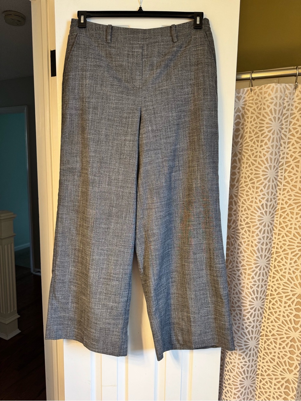 Lane Bryant Gray Wide-Leg Dress Pants